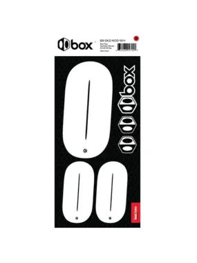 Box Two Number Sticker Kit White